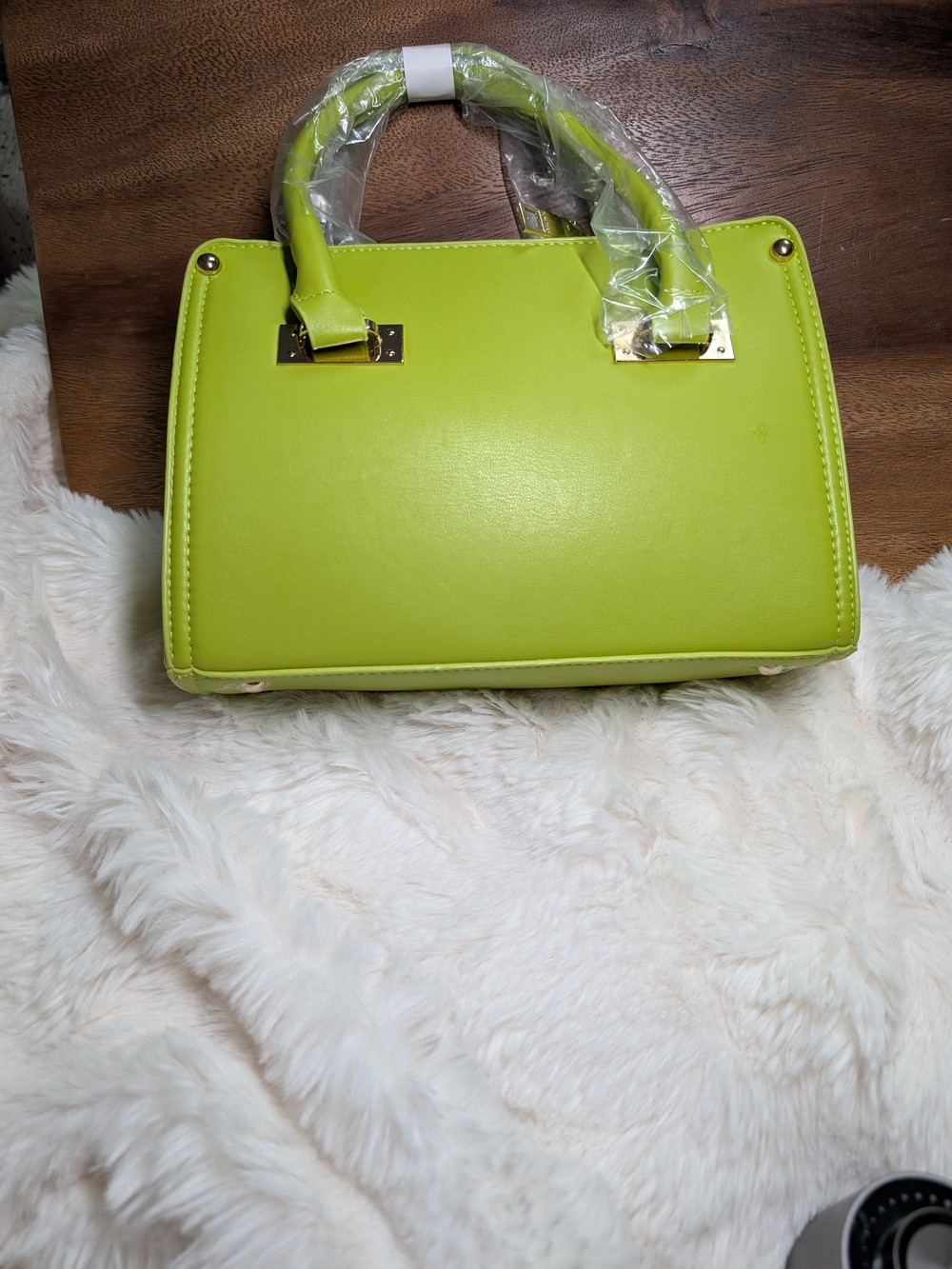 H-134 bebe Tilda Quilted Satchel Handbag – Seagrass Green NWT - Picture 5 of 9